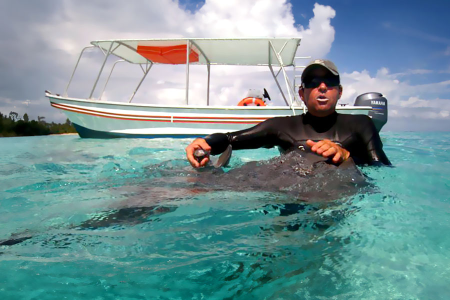 Excursion lagon : le bateau Excursion lagon : le bateau